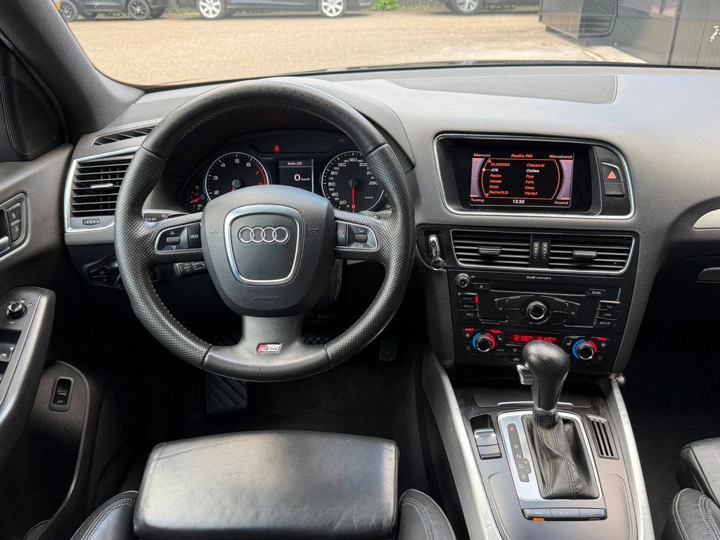 Audi Q5 2.0 TFSI Quattro S-Line Xenon CarPlay Cruise Leder, Auto's, Audi, Automaat, Gebruikt, 4 cilinders, Leder en Stof