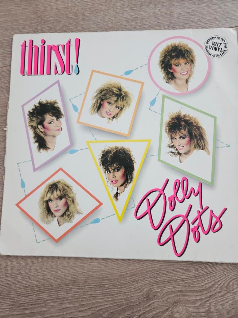 LP Thirst! - Dolly Dots (Wit Vinyl), Cd's en Dvd's, Vinyl | Pop, Gebruikt, Colored vinyl, Originele persing, 1980 - 1989, 12 inch