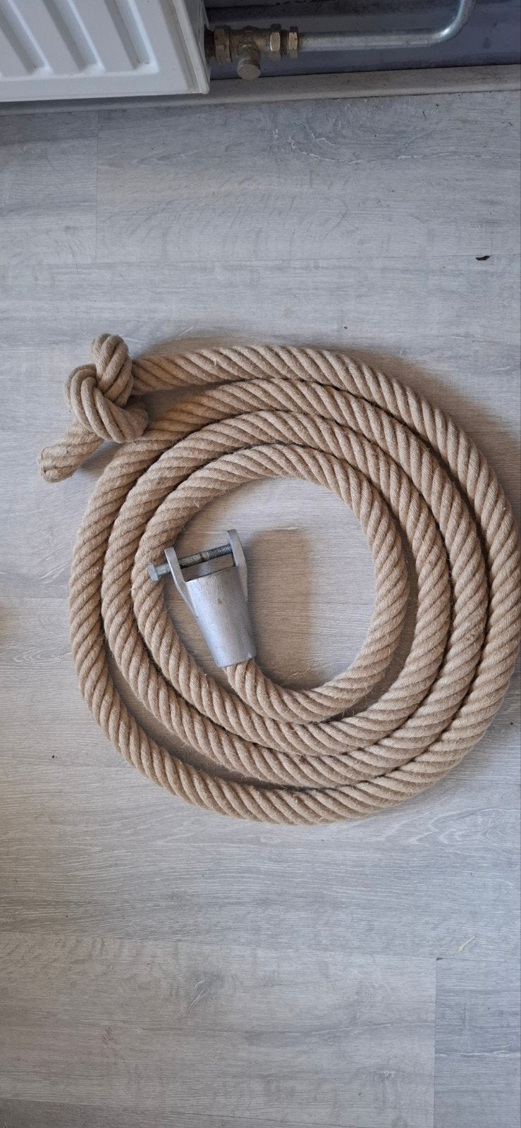 Klim touwen met aluminium bevestiging kan ook als kabelaring, Ophalen of Verzenden, Nieuw