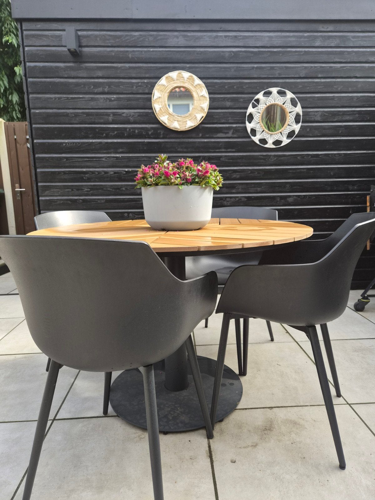 Tuinset 4 personen NIEUW!, Tuin en Terras, Ophalen, Zo goed als nieuw
