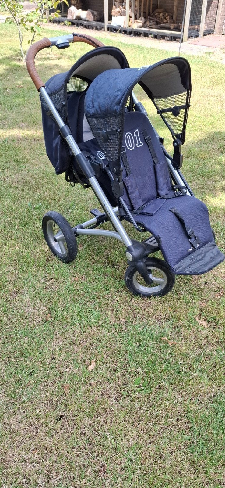 Duo kinderwagen, Ophalen, Gebruikt