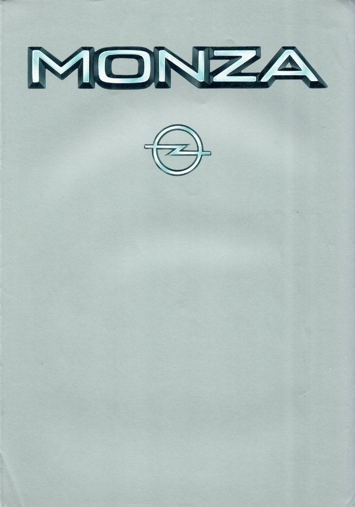 Folder Opel Monza (1982), Verzenden, Gelezen, Opel