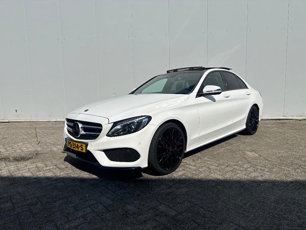 Mercedes-Benz C-Klasse 2.0 C250 Sedan AUT 2016 Wit, Auto's, Automaat, 4 cilinders, 4 stoelen, Wit
