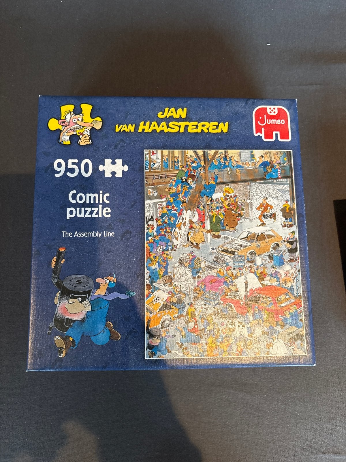 Jan van Haasteren - The Assembly Line 950 stukjes, Ophalen of Verzenden, 500 t/m 1500 stukjes, Nieuw, Legpuzzel