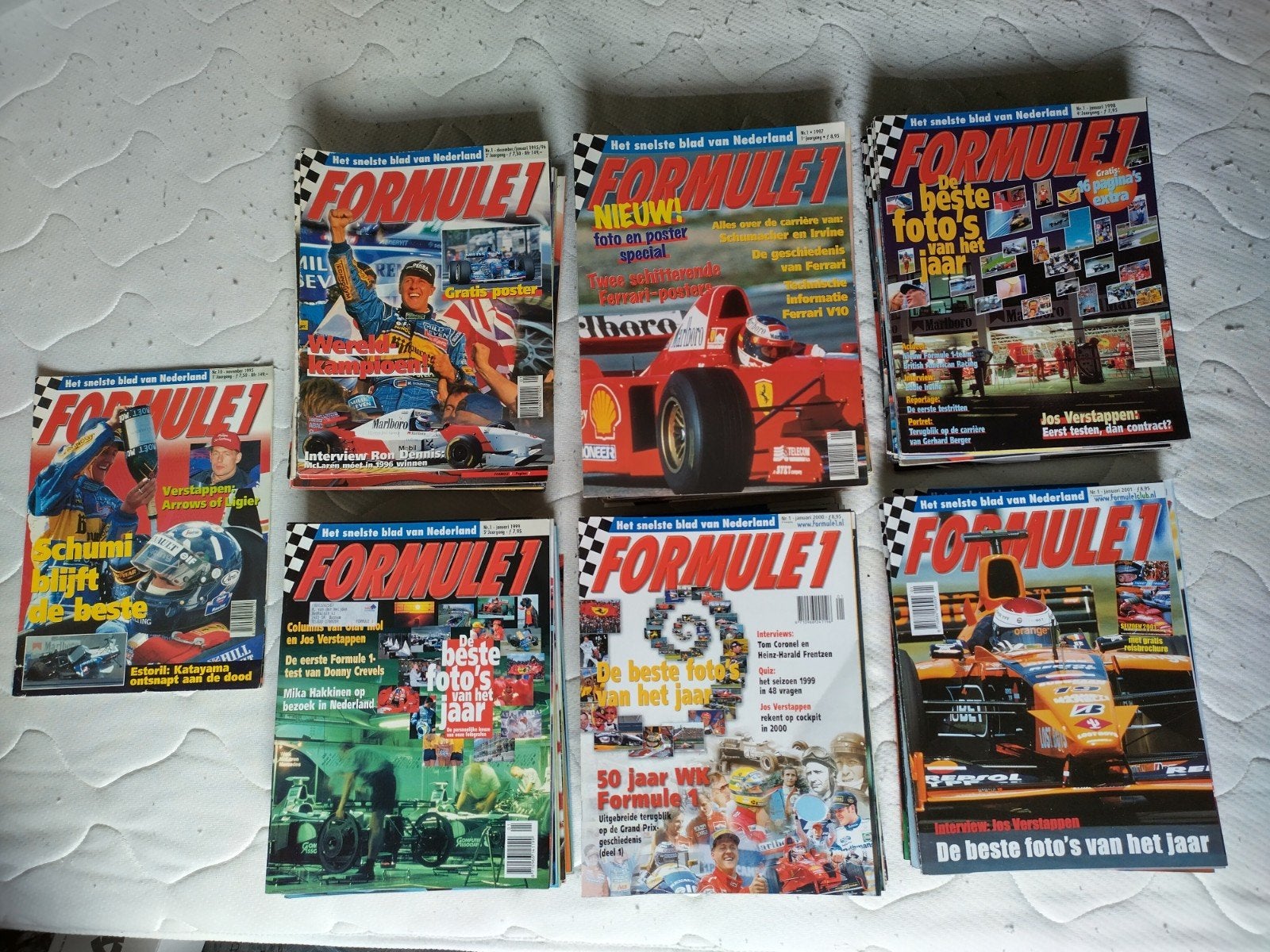 Formule 1 Tijdschriften Collectie (1996-2001), Boeken, Tijdschriften en Kranten, Ophalen of Verzenden, Gelezen, Sport en Vrije tijd