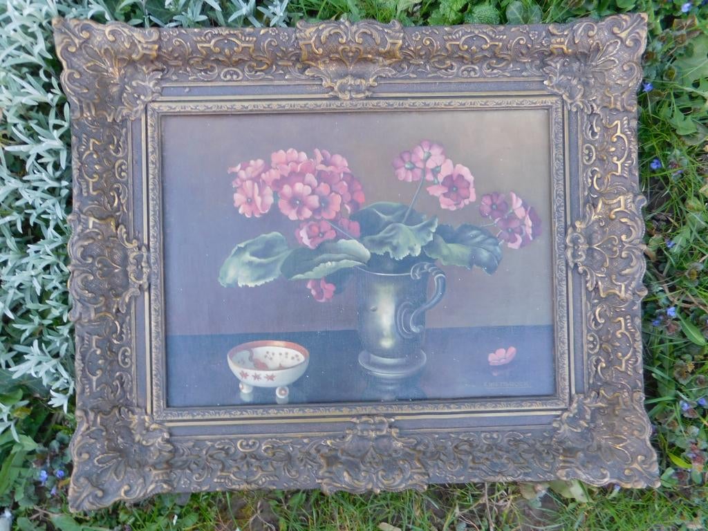 antiek schilderij Stilleven F. Rietbroek, Antiek en Kunst, Kunst | Schilderijen | Klassiek, Ophalen