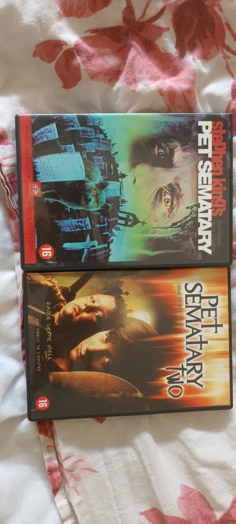 Stephen King's Pet Sematary 1 & 2 DVD Boxset, Gebruikt, Vanaf 16 jaar, Ophalen of Verzenden, Boxset