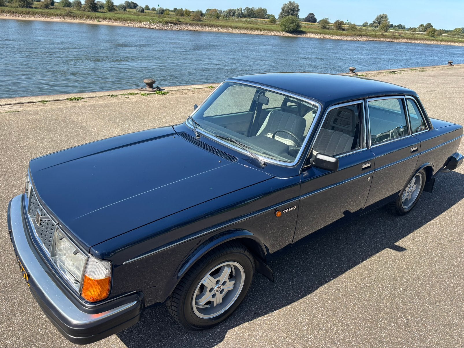 olvo 244 1980 - Belastingvrij - Boekjes - Redblock -, Auto's, Beige, Blauw, 10 km/l, Particulier