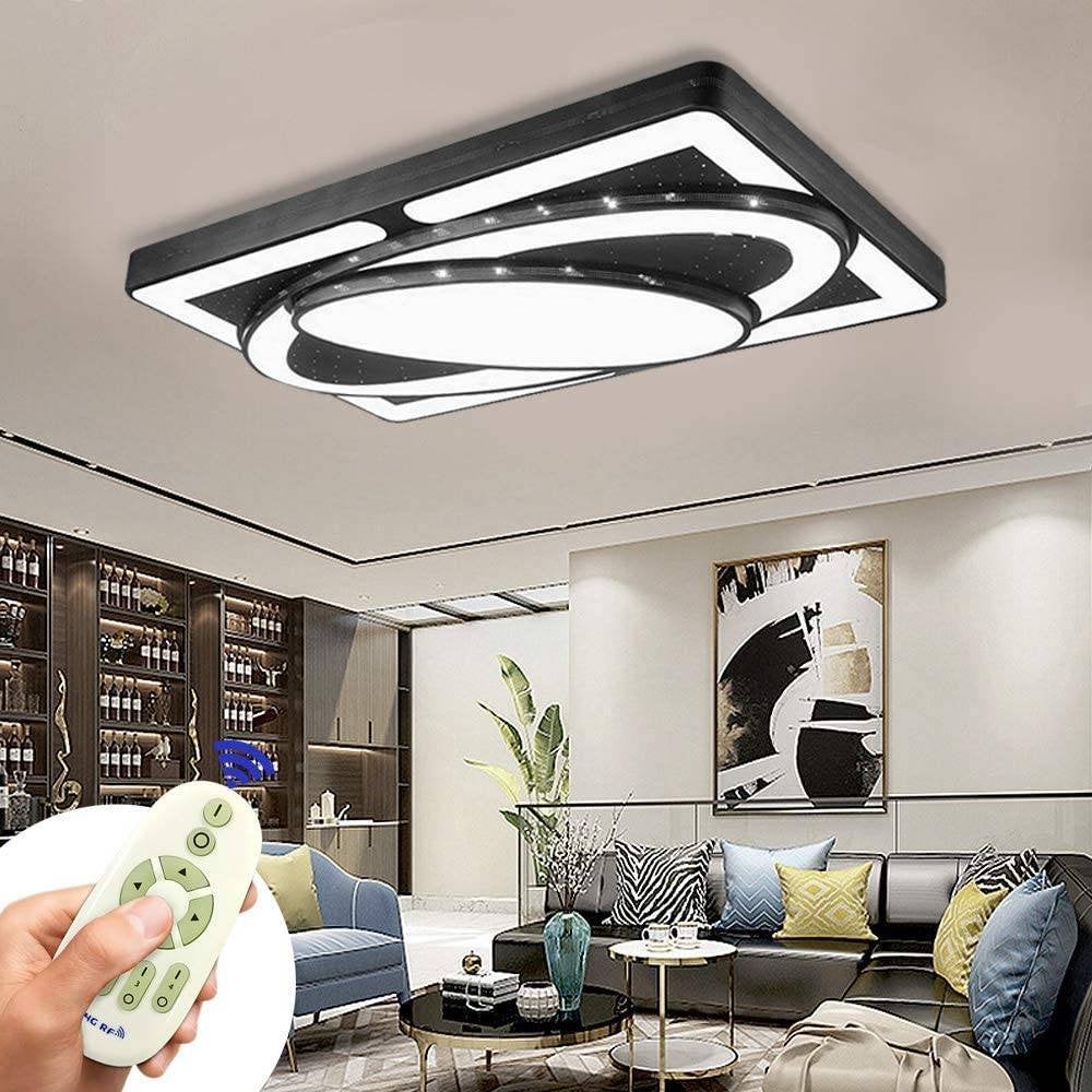Moderne Designer Plafondlamp. Kroonluchter Dimbaar. Zwart., Ophalen of Verzenden, Nieuw
