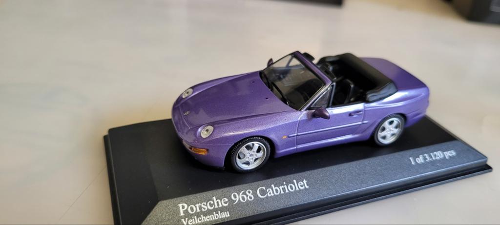 Minichamps 1994 Porsche 968 cabrio, Ophalen of Verzenden, Zo goed als nieuw, Auto, MiniChamps