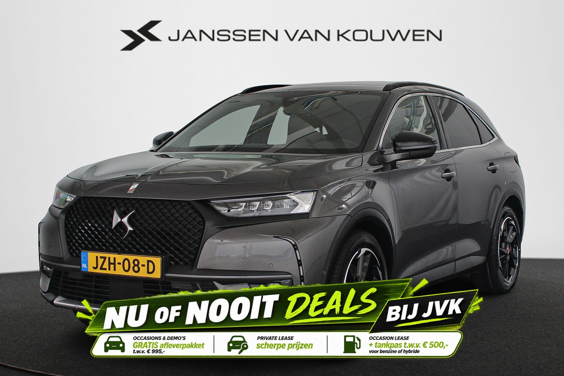 DS 7 Crossback E-Tense 4x4 Performance Line 300PK Panoramada, Auto's, Automaat, 1800 kg, Gebruikt, Euro 6