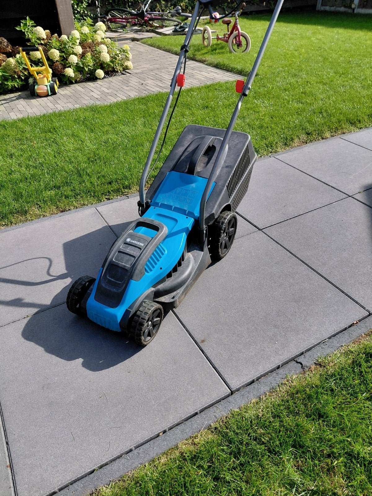 Gardena grasmaaier, Tuin en Terras, Ophalen, Cirkelmaaier, Gebruikt, Elektrische grasmaaier