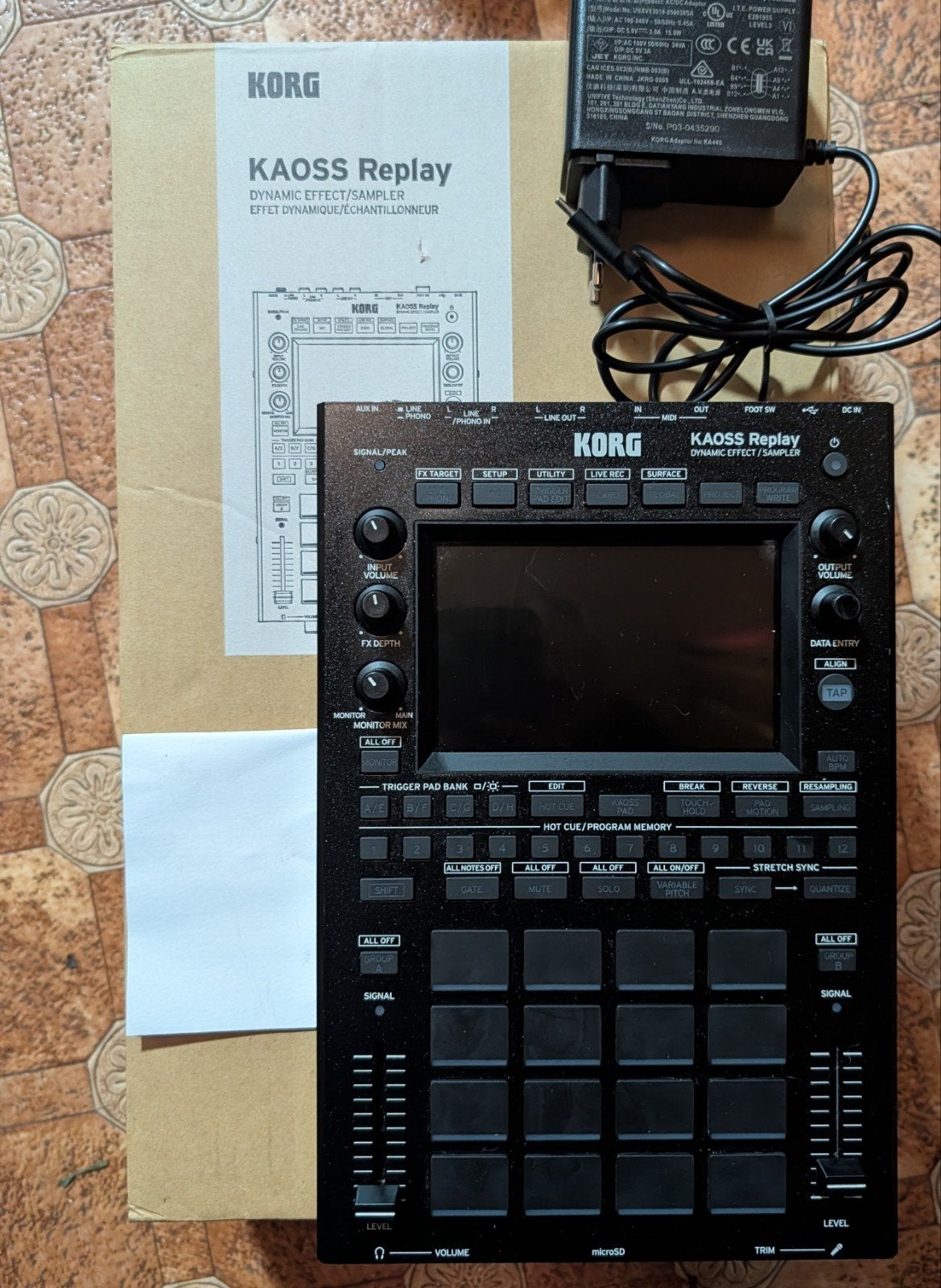 Korg KAOSS Replay Dynamic Effect/Sampler, Ophalen of Verzenden, Zo goed als nieuw