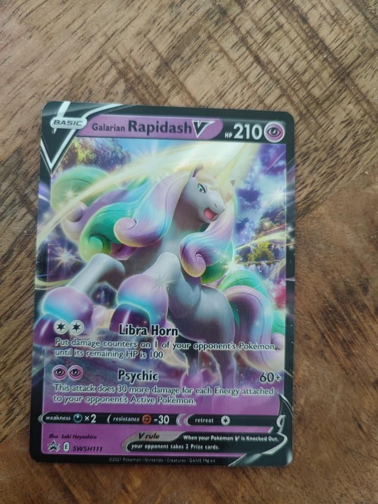 Pokémon kaart Basic Rapidash, Ophalen of Verzenden