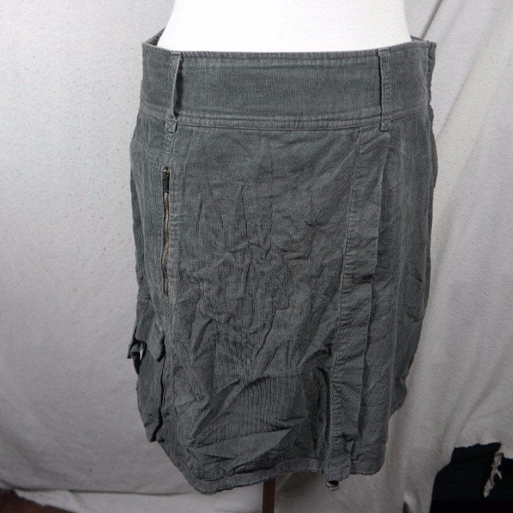 Hele leuke grijze ribcord rok.Mt 38.Merk H&M, Kleding | Dames, Maat 38/40 (M), ., Zwart, Ophalen of Verzenden