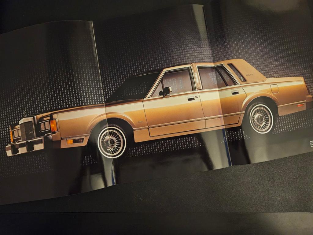 Brochure Lincoln Town Car 1989 USA, Verzenden, Zo goed als nieuw, Overige merken