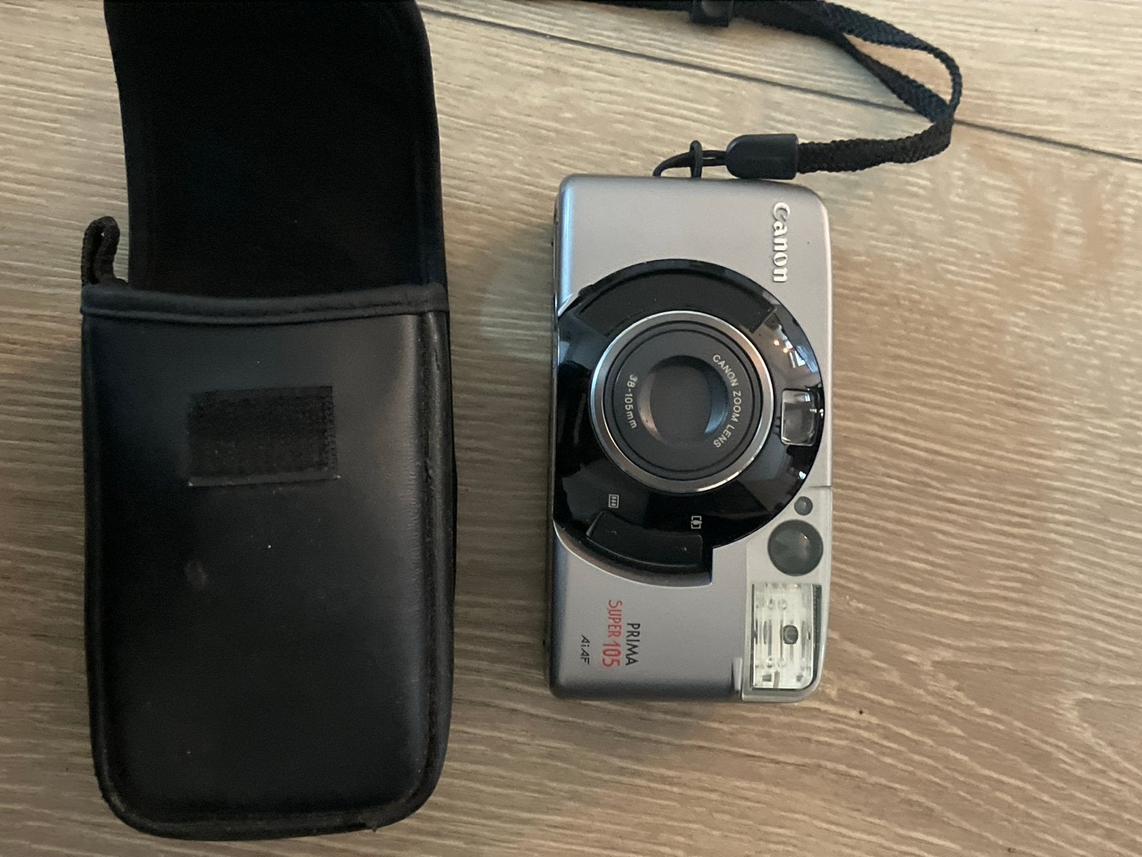 Canon Prima Super 105 Compact Camera met Tasje, Canon, Compact, Ophalen of Verzenden, Zo goed als nieuw