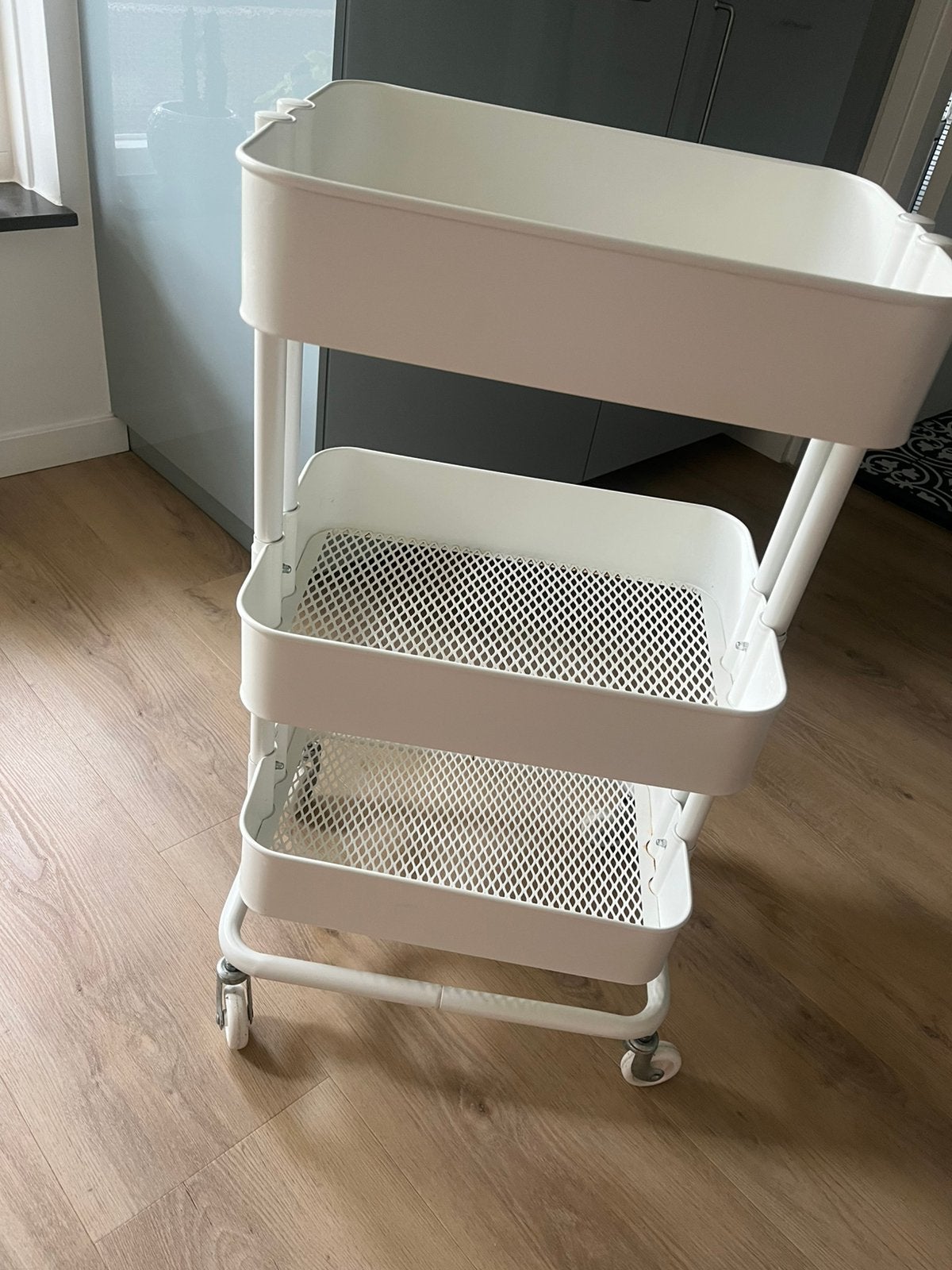 Ikea rolkar Model Raskog, Huis en Inrichting, Ophalen, Gebruikt