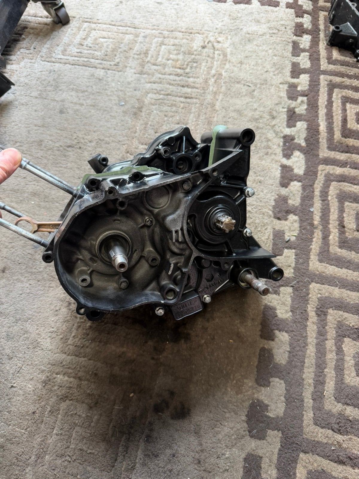 Honda mt 4bak blokje, Ophalen