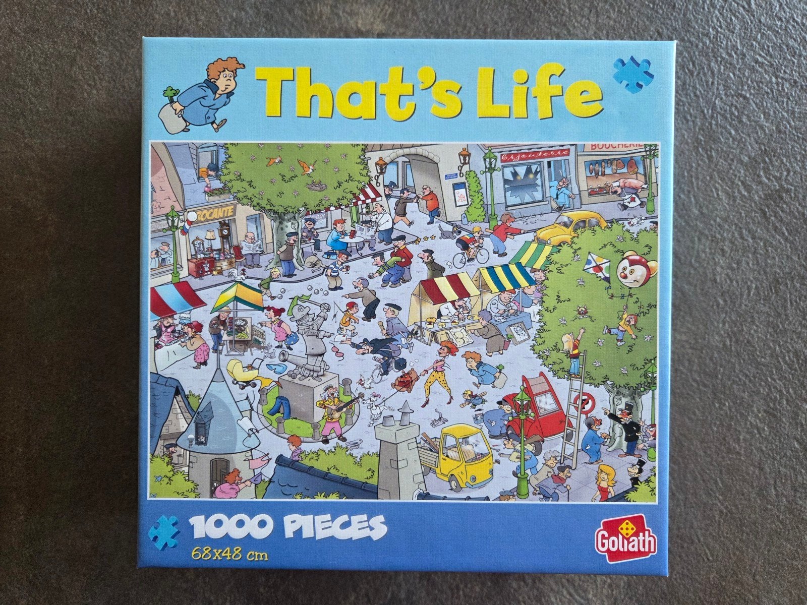 Goliath That's Life Legpuzzel 1000 stukjes 68x48 cm, Ophalen of Verzenden, 500 t/m 1500 stukjes, Zo goed als nieuw, Legpuzzel