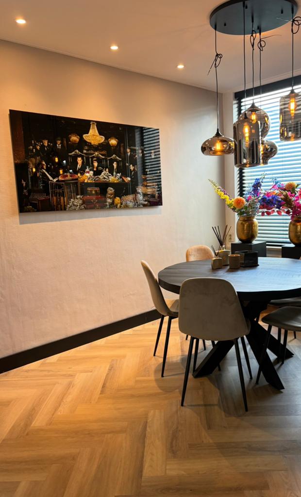 Glasschilderij Maffia Al Pacino, Huis en Inrichting, Woonaccessoires | Schilderijen, Tekeningen en Foto's, Ophalen, 125 cm of meer