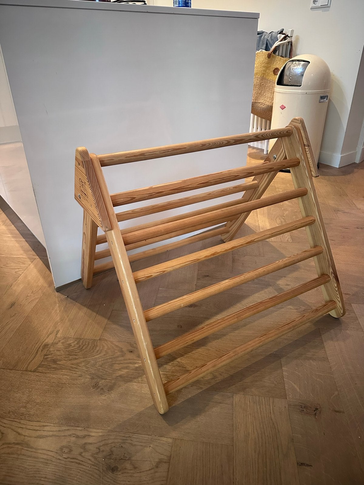 Houten Klimtoestel/klimrek/pikler driehoek voor Kinderen, Ophalen, Gebruikt, Klimwand