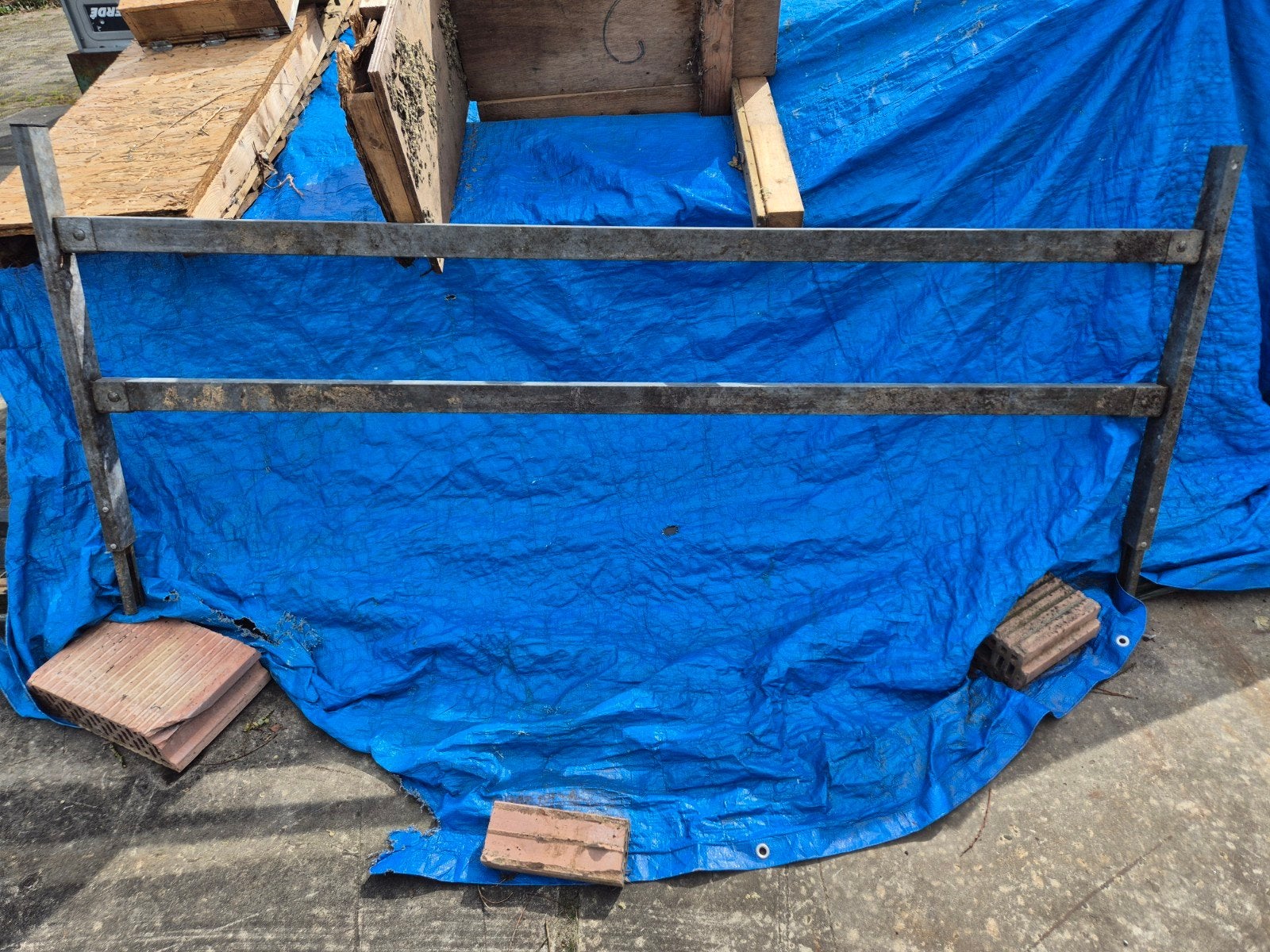 Voorrek / Koprek voor aanhanger - ca. 216 x 80 cm, Ophalen, Gebruikt