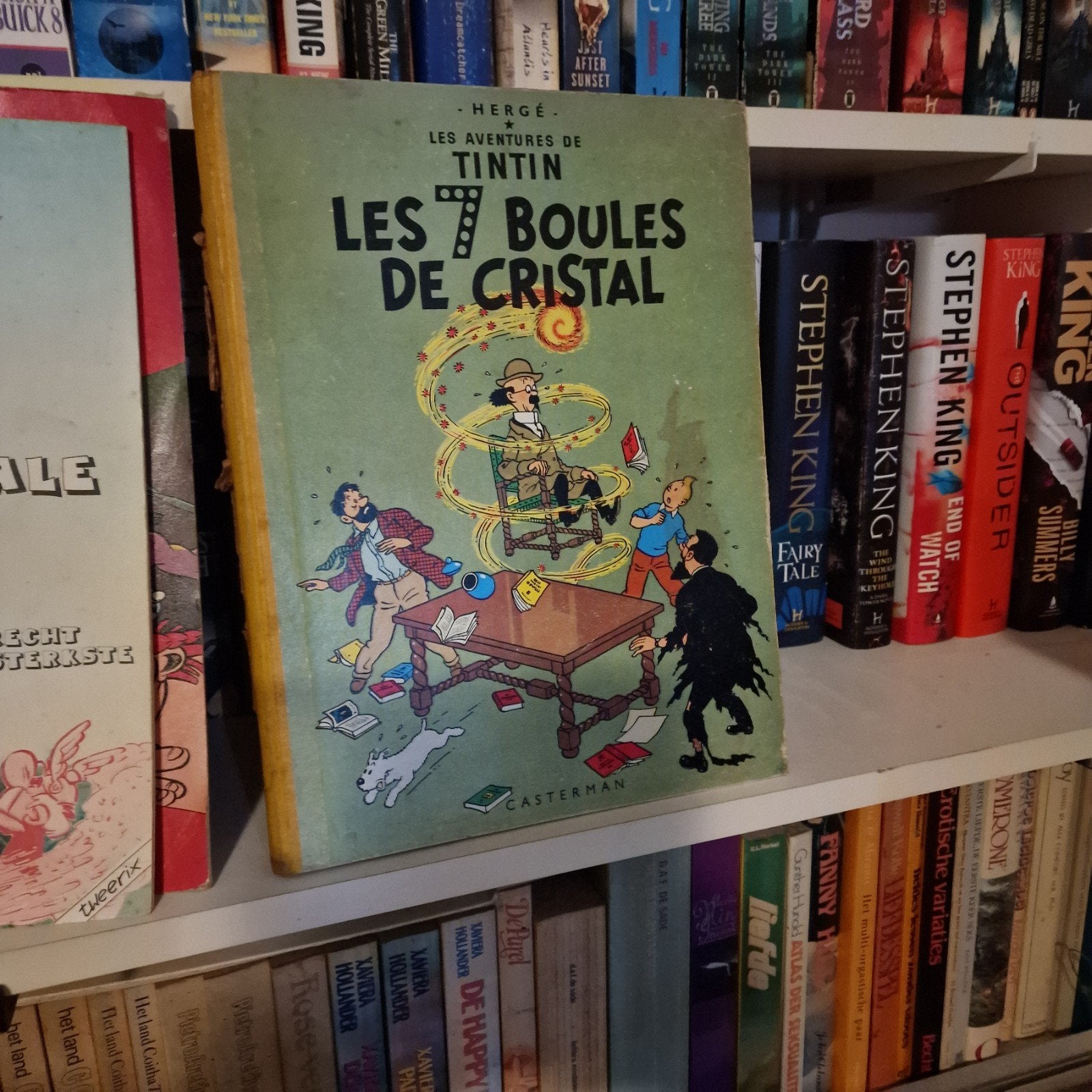 Kuifje oud, Eén stripboek, Ophalen, Gelezen