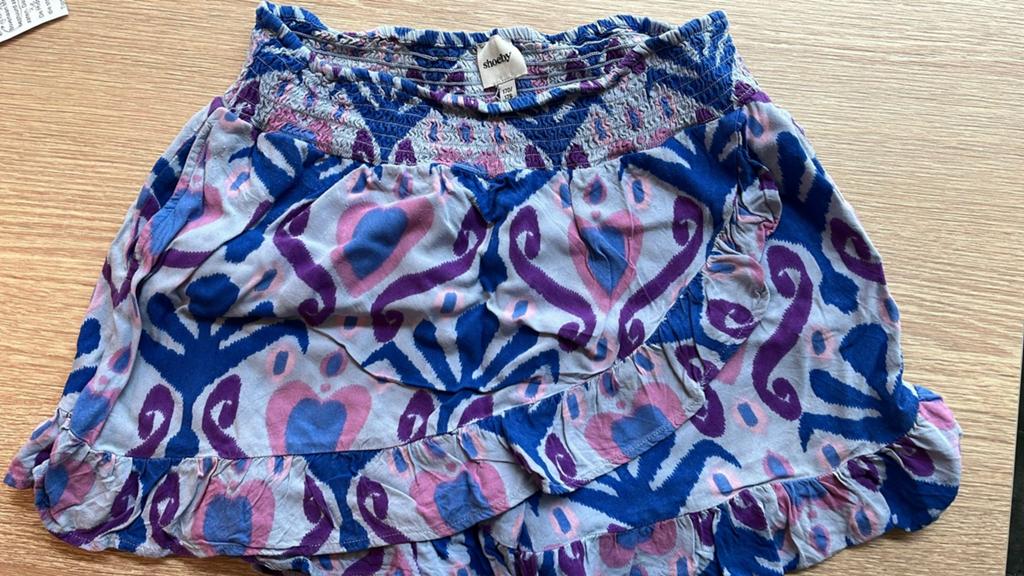 Shoeby rokje maat 170/176 met vrolijke print, Ophalen of Verzenden, Gebruikt, Meisje, Jurk of Rok