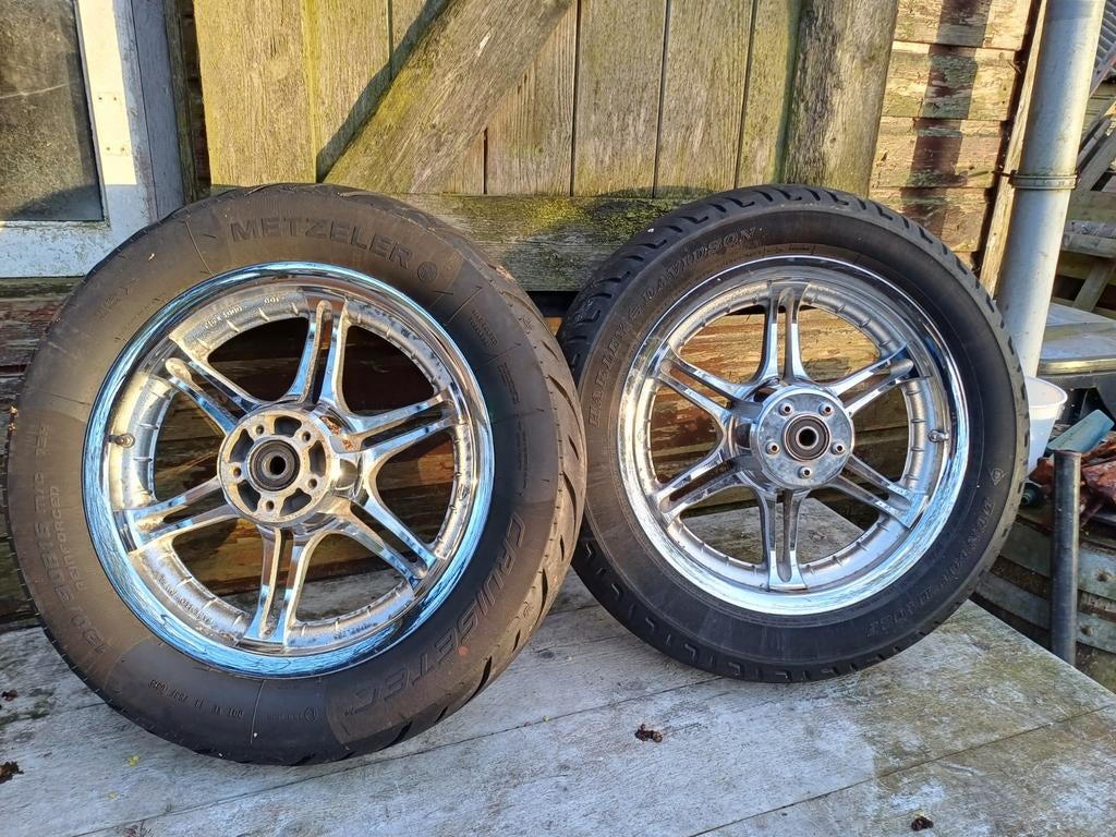 Originele harley-davidson wielen., Ophalen of Verzenden, Gebruikt