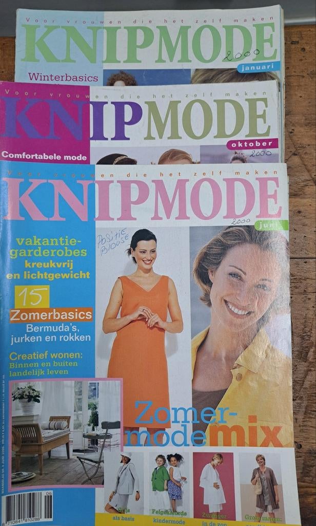 Knipmode patronenboeken, Ophalen of Verzenden, Gebruikt, Knipmode