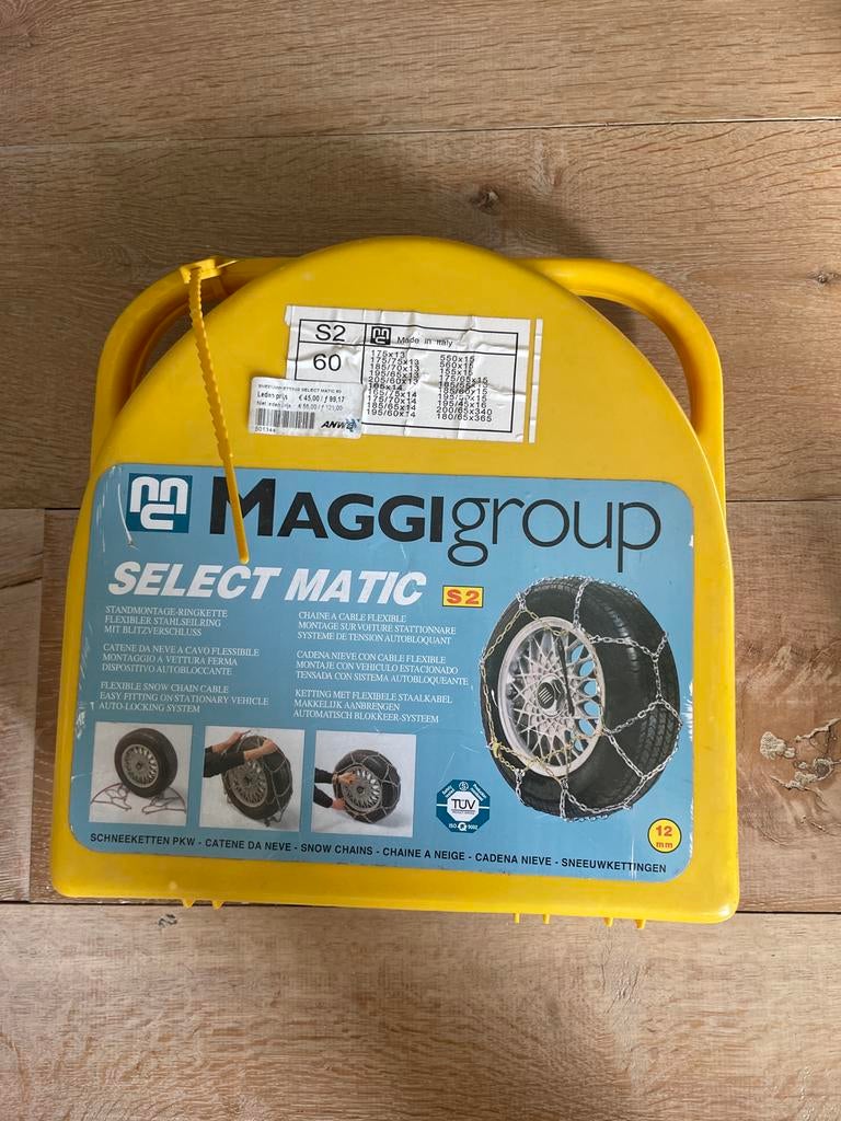 MAGGIgroup Select Matic S2 60 sneeuwkettingen, Auto diversen, Sneeuwkettingen, Nieuw, Ophalen of Verzenden