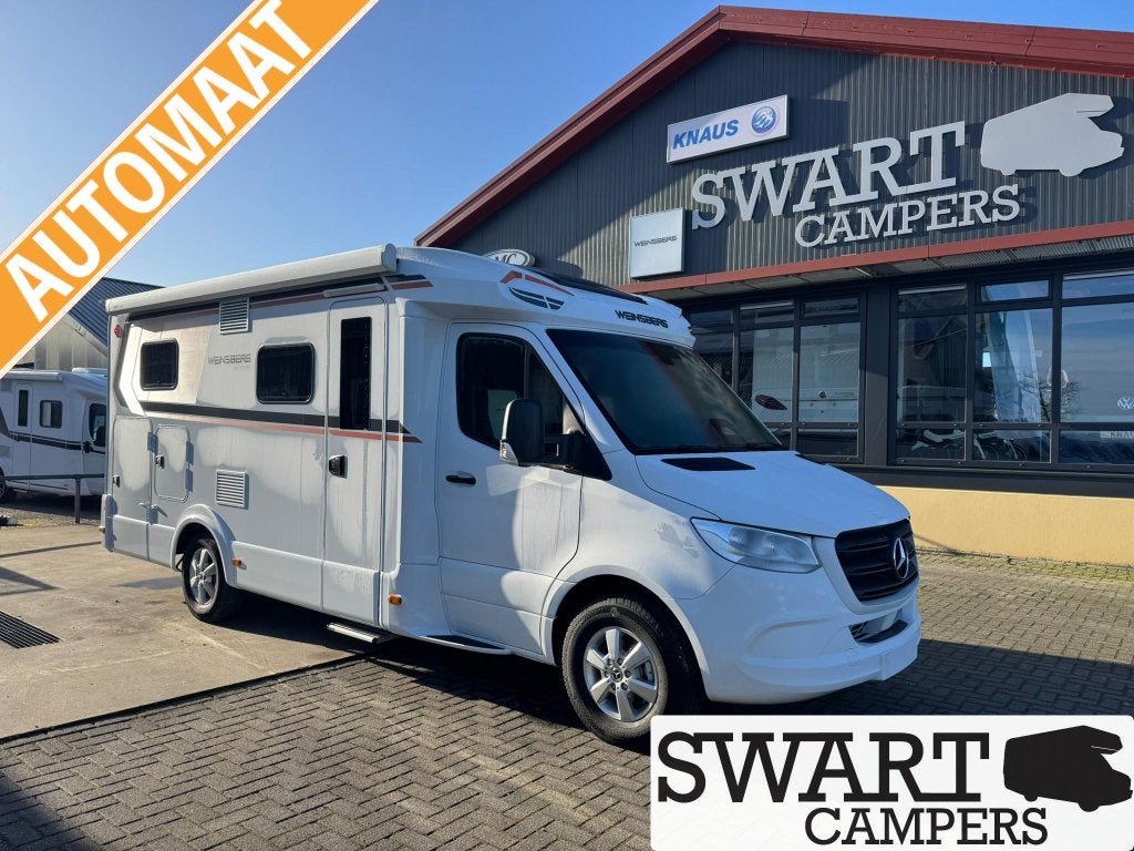 Weinsberg CaraCompact MB 640 MEG Edition [PEPPER], lengtebed, Automaat, Tot en met 2, 6 tot 7 meter, Bedrijf