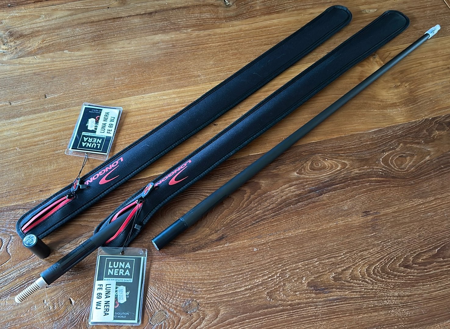 Nieuw! Longoni Top Luna Nera - Hout - FE69 en 11.8 mm, Emanuelcoort@coort.nl, Keu of Ballen, Wijsstraat 32, Nieuw