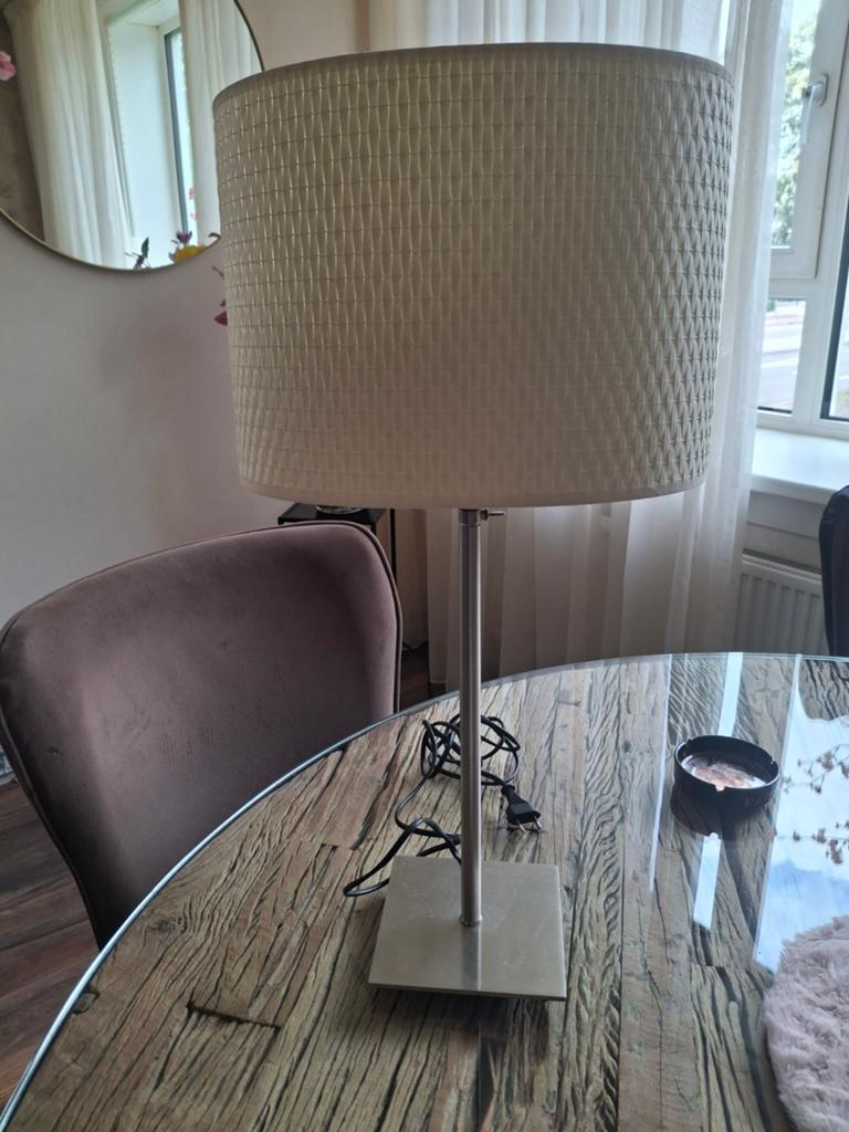 Zgan lamp met kap van Ikea, Ophalen, Zo goed als nieuw