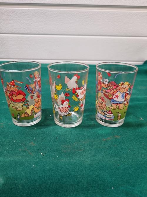 glazen kinder glas met opdruk vintage, Ophalen of Verzenden, 'T Olde Gre-j, Info@toldegrej.nl, Endepoelstraat 20f Didam