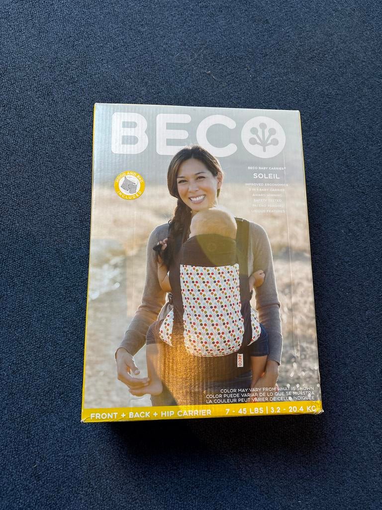 Beco baby carrier Soleil incl infant insert, Kinderen en Baby's, Babydragers en Draagdoeken, Gebruikt, Buik, Rug of Zij, Draagzak