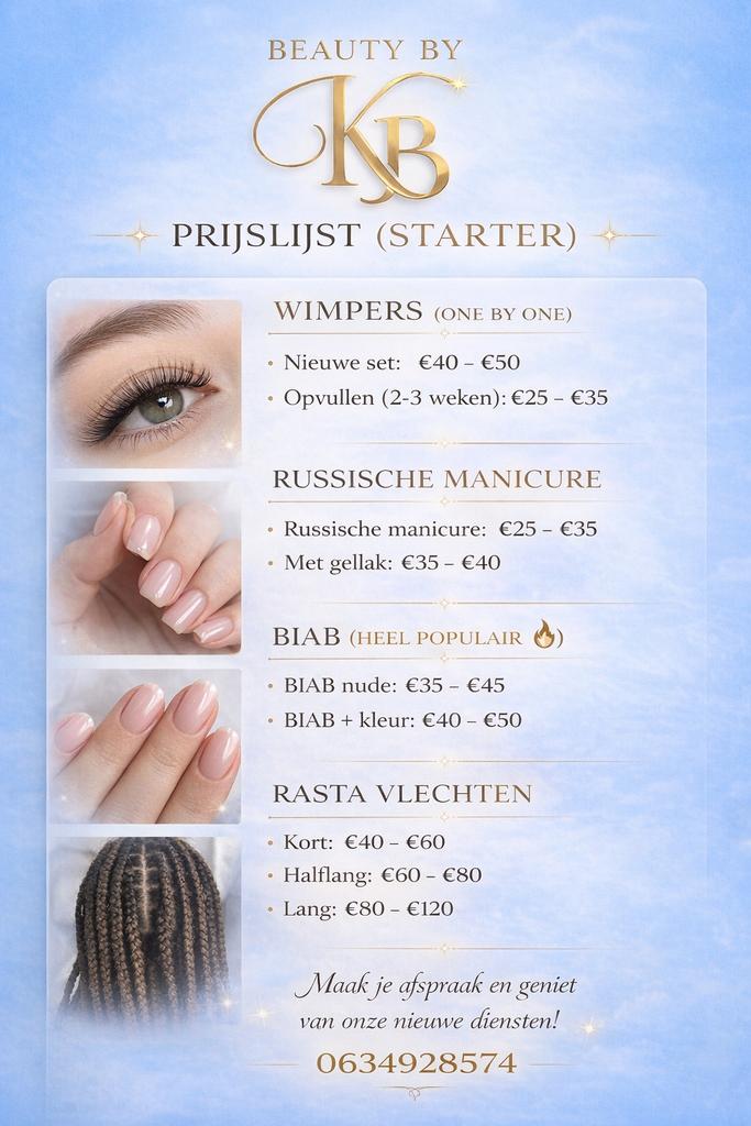 Mooi biab nagel haar vlechten en one by one wimpers, Sieraden, Tassen en Uiterlijk, Uiterlijk | Cosmetica en Make-up, Nieuw, Make-up