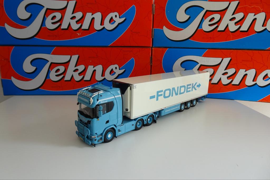 Fondek Transport Scania S540 - Tekno, Ophalen of Verzenden, Nieuw, Bus of Vrachtwagen, Tekno