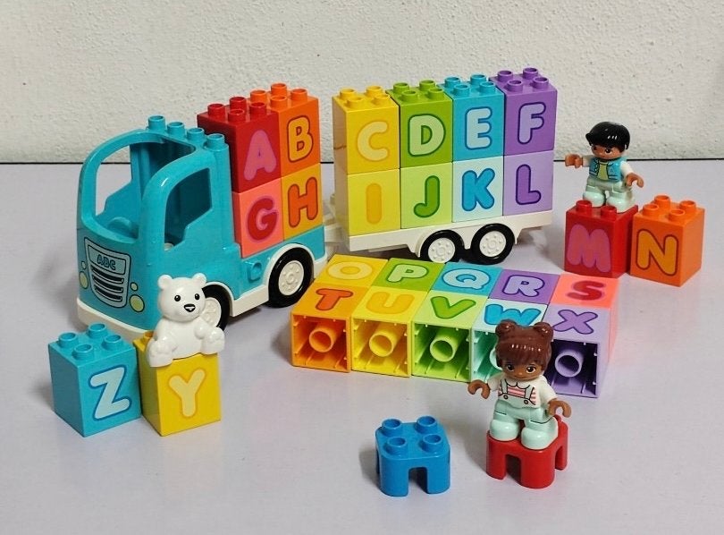 Duplo 10915 - ABC / Alfabet Vrachtwagen, Ophalen of Verzenden, Gebruikt