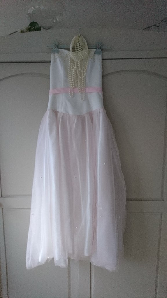Prinsessenjurk met accessoires, Kinderen en Baby's, Ophalen of Verzenden, Gebruikt, 170 of groter, Meisje