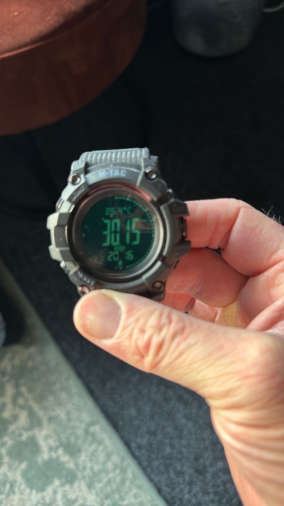 Mtac horloge te koop., Ophalen of Verzenden, Zo goed als nieuw, Zwart, Android
