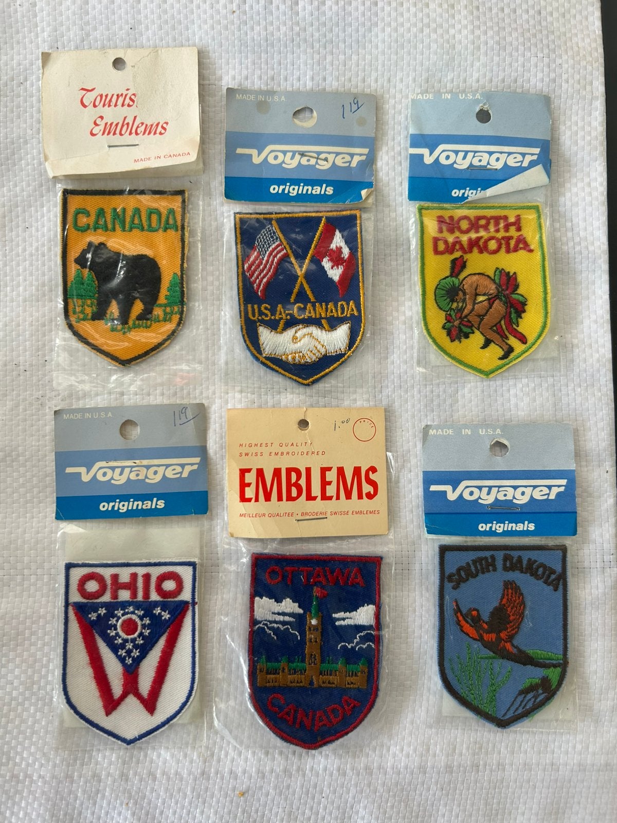 patches Emblemen uit Canada, Hobby en Vrije tijd, Kledingapplicaties en Hotfix, Ophalen, Zo goed als nieuw