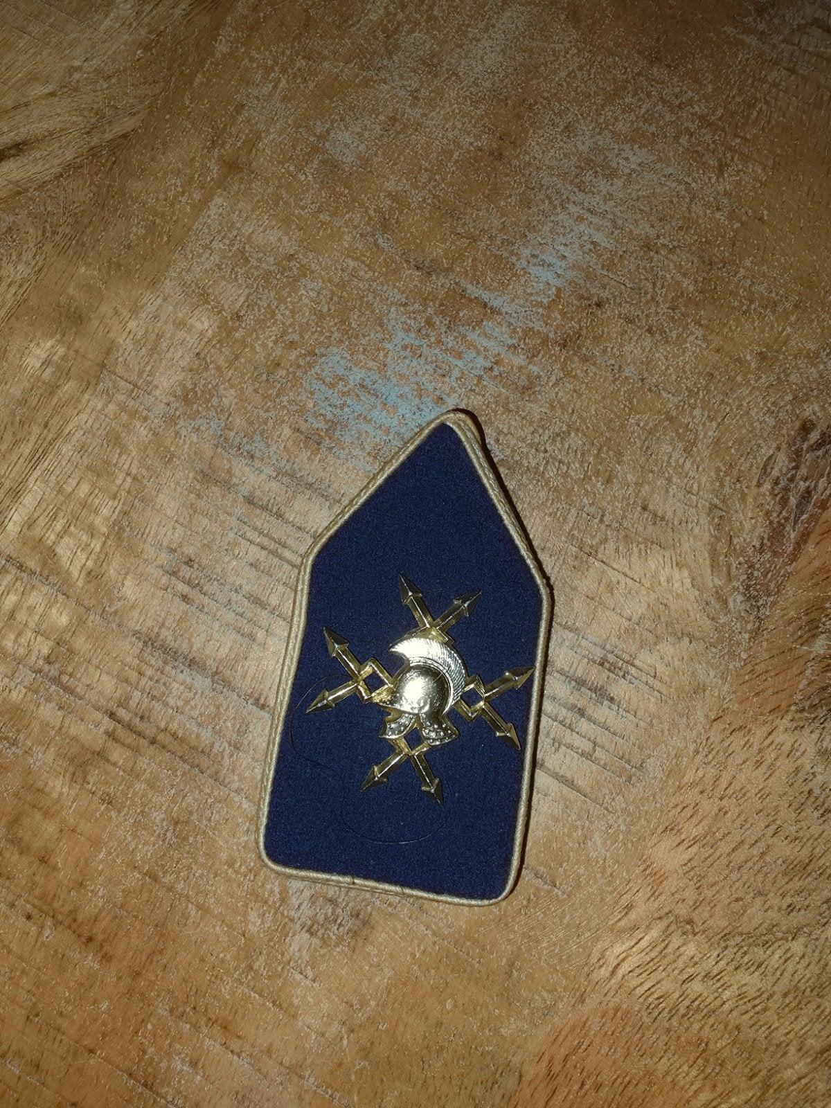 Originele Kraagspiegel Regiment Verbindingstroepen KL, Ophalen of Verzenden, Landmacht, Nederland, Embleem of Badge