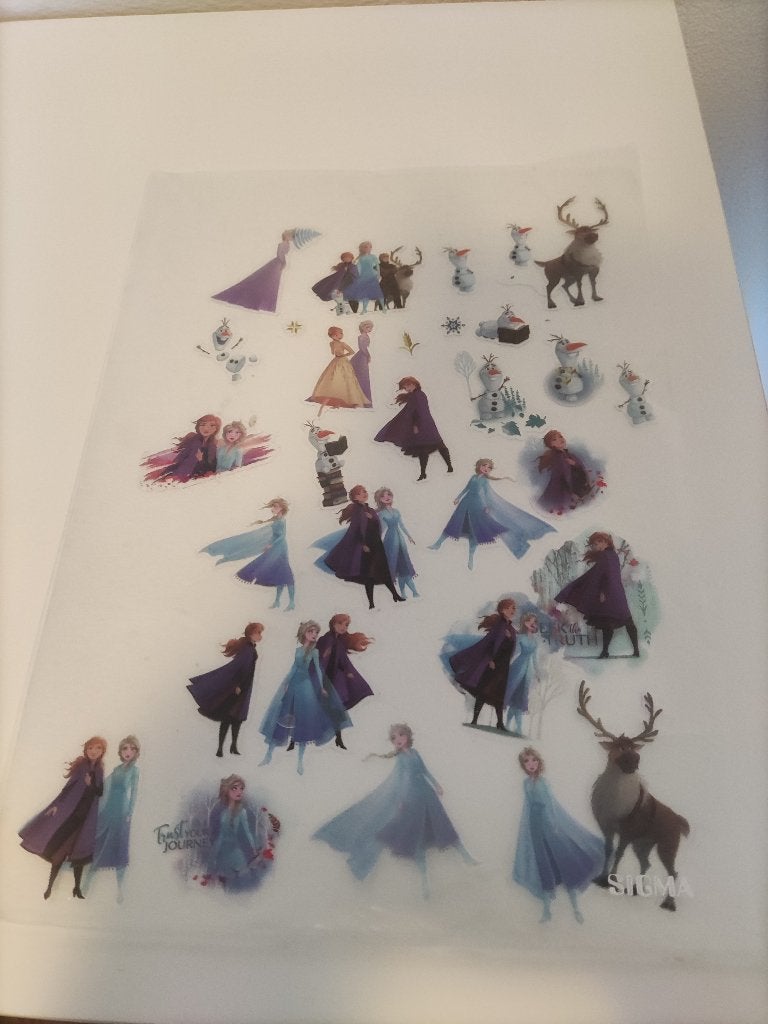 Frozen raamstickers, Ophalen of Verzenden, Gebruikt