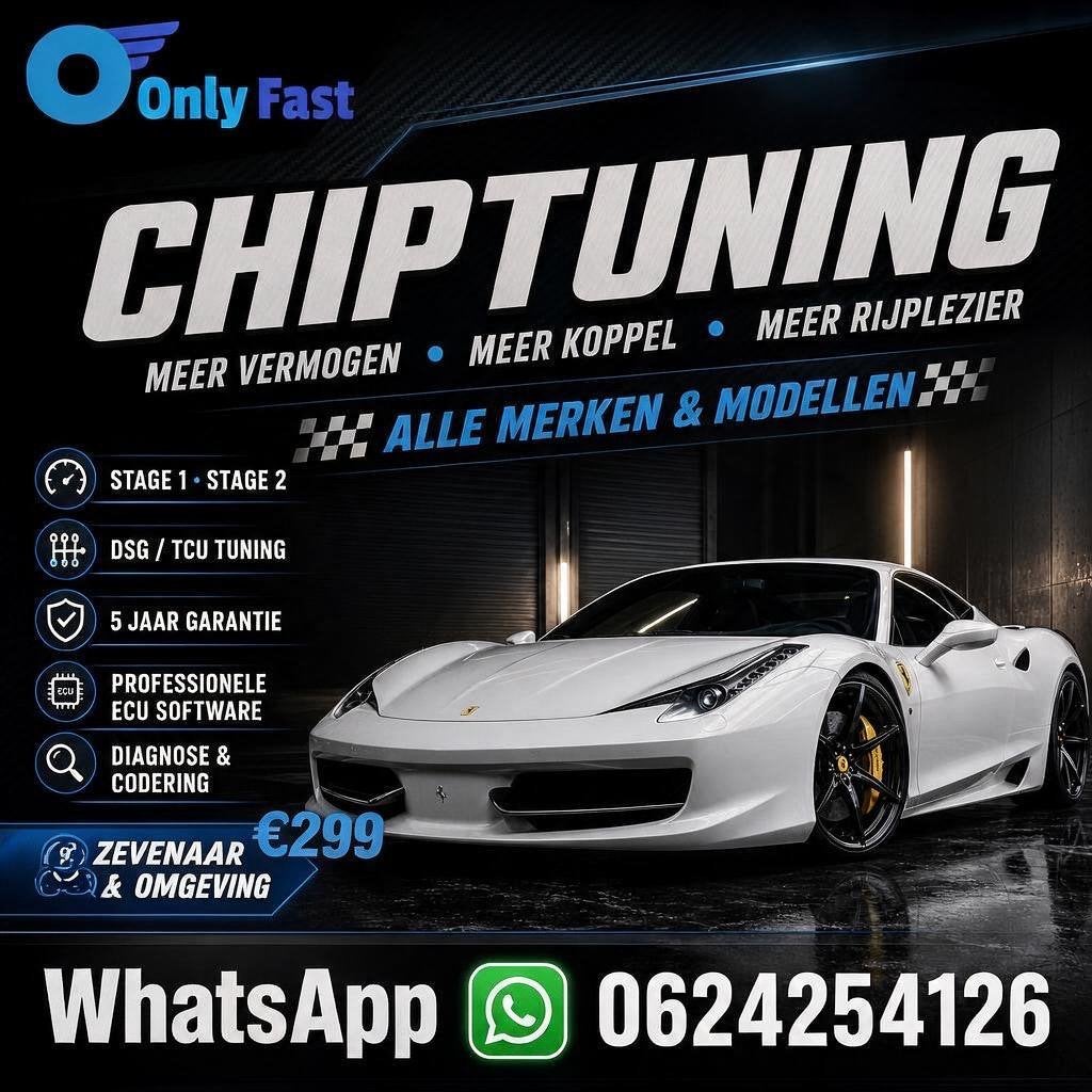 Chiptuning Zevenaar op Locatie €299 | Meer PK & Koppel, Auto diversen, Ophalen