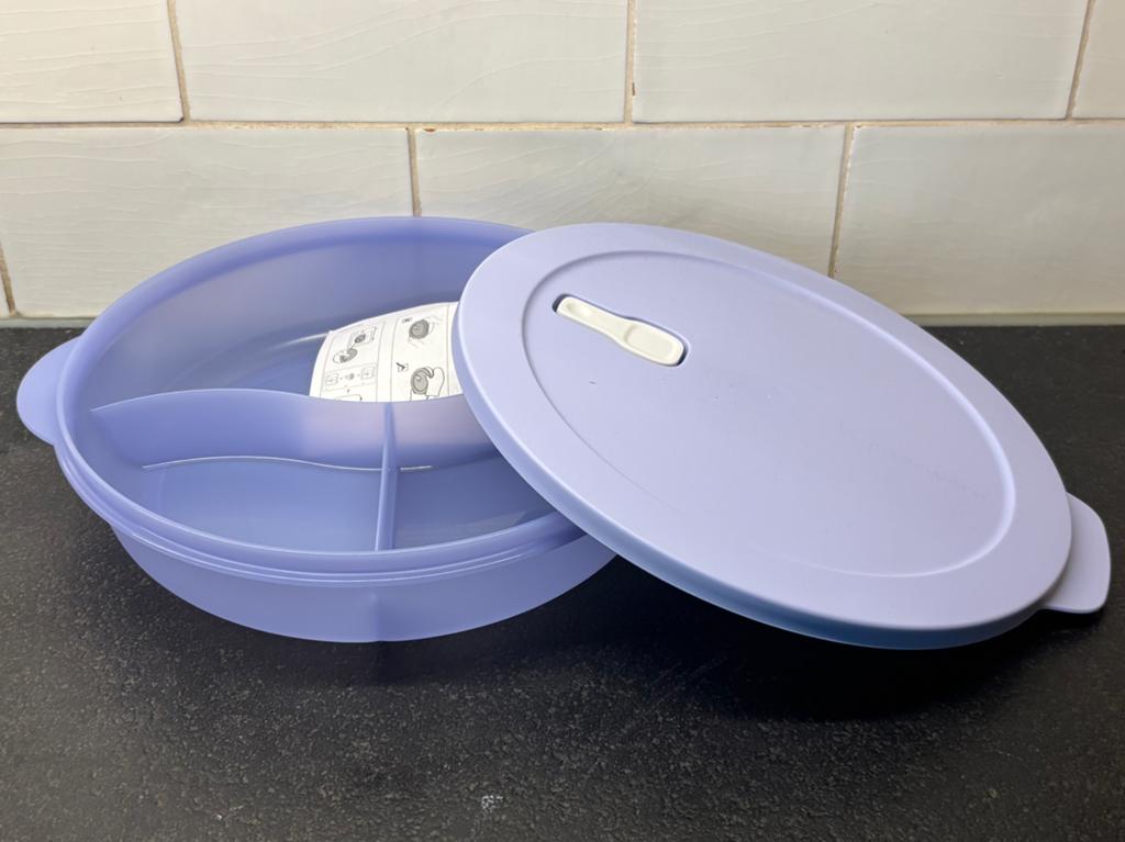 Nieuw Tupperware magnetronbord crystalwave bord magnetron, Ophalen of Verzenden, Nieuw, Paars, Overige typen