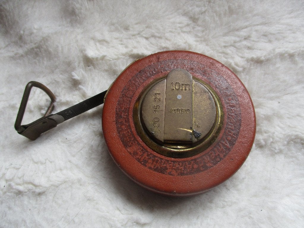 antieke meetrol Ahrend, Antiek en Kunst, Ophalen of Verzenden
