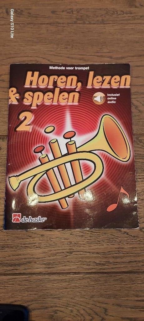 Horen, lezen & spelen 2. Methode voor trompet, Muziek en Instrumenten, Blaasinstrumenten | Trompetten, Verzenden, Gebruikt, Overige typen