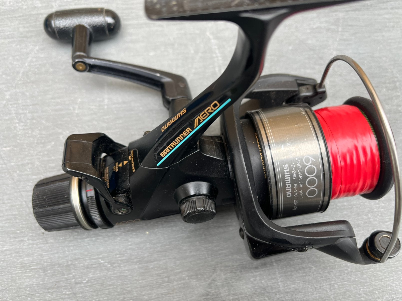 Shimano Aero Baintrunner 6000 RE in nieuwstaat, Ophalen of Verzenden, Zo goed als nieuw, Molen